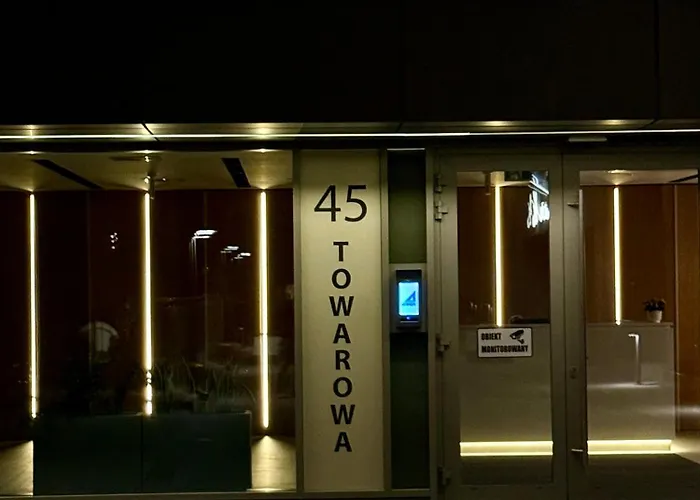 アパート Piper Towarowa Centrum Targi *